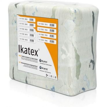 Ikatex - Vakiolaatuinen trikookuivausliina valkoinen paali/10 kg