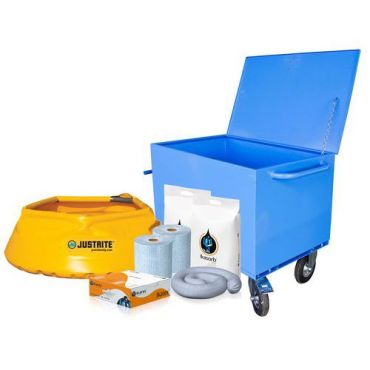 Ikasorb - Vuodontorjuntavaunu spillbox tough sininen