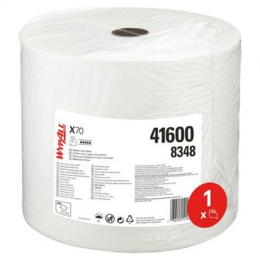 Wypall - Paperipyyhkeet jättirulla valkoinen wypall x70 powerclean