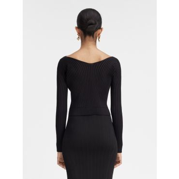 Jacquemus - La Maille Pralù Longue - Black - Size : 40