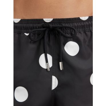 Jacquemus - The Puntini Swimsuit - Print Dots Black & White - Size : 44