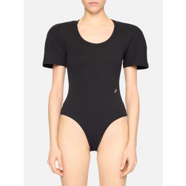 Jacquemus - The Ovalo Bodysuit - Black - Size : L