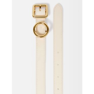 Jacquemus - The Thin Regalo Belt - Light Ivory