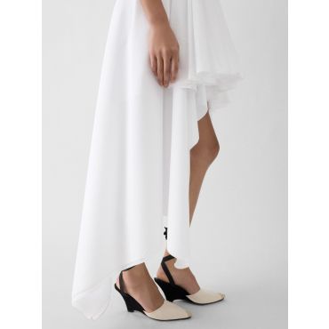 Jacquemus - The Triangle Mini Dress - White