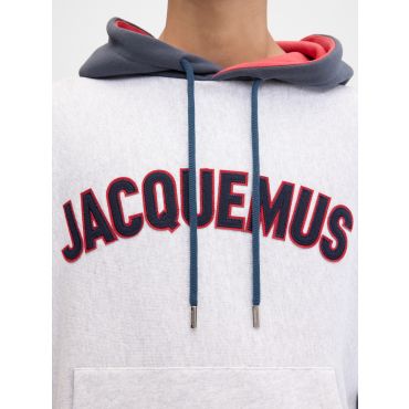 Jacquemus - The Baseball Hoodie - Grey - Size : XXL