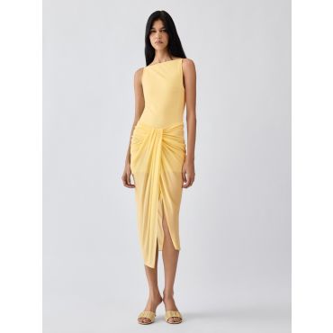 Jacquemus - The Paréo Skirt - Light Yellow - Size : 36