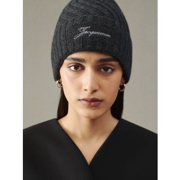 Jacquemus - The Tourni Beanie - Dark Grey