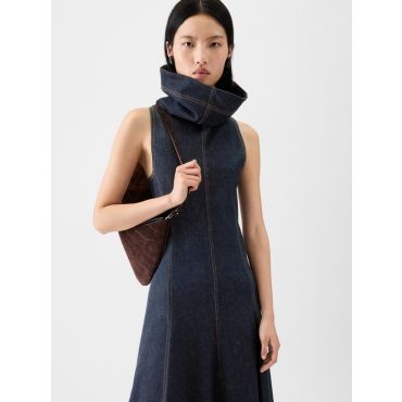 Jacquemus - The Triangle De-nîmes Denim Dress - Dark Navy