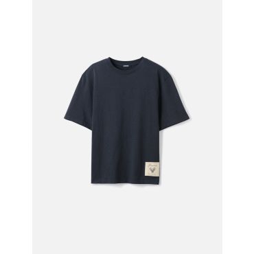 Jacquemus - The Torneo Short-sleeve T-shirt - Rosemary Label Dark Navy - Size : S