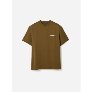Jacquemus - The Saint Tropez Address Short-sleeve T-shirt - White Saint-Tropez Khaki - Size : XL
