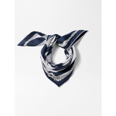 Jacquemus - The Bateau Corde Scarf - Print Boat Rope Navy