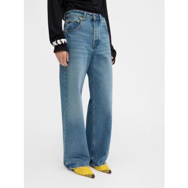 Jacquemus - The Wide De-Nîmes Denim Pants - Blue - Size : 29