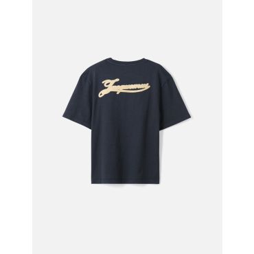 Jacquemus - The Torneo Short-sleeve T-shirt - Rosemary Label Dark Navy - Size : S