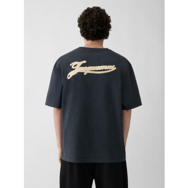Jacquemus - The Torneo Short-sleeve T-shirt - Rosemary Label Dark Navy - Size : S