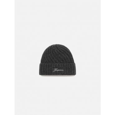 Jacquemus - The Tourni Beanie - Dark Grey