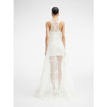 Jacquemus - La Robe Dentelle - White - Size : 36