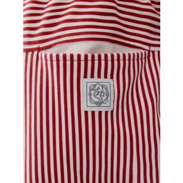 Jacquemus - The Summer Shorts - Print Mini Stripes Red - Size : XS