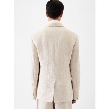 Jacquemus - The Pittore Jacket - Rib Knit Light Beige - Size : 52