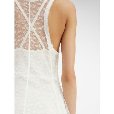 Jacquemus - La Robe Dentelle - White - Size : 36