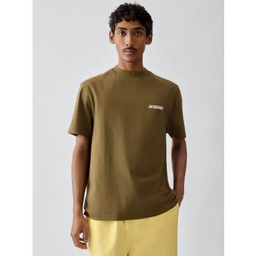 Jacquemus - The Saint Tropez Address Short-sleeve T-shirt - White Saint-Tropez Khaki - Size : XL