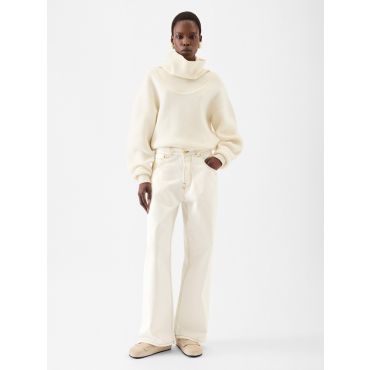 Jacquemus - The Wide De-nîmes Denim Pants - Off-white/Tabac