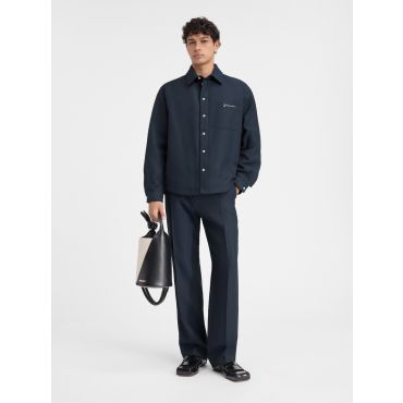 Jacquemus - The Boulanger Shirt - Dark Navy - Size : 46