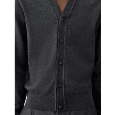 Jacquemus - The J Cardigan - Dark Grey