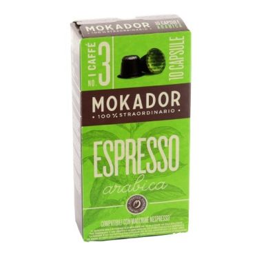 Mokador Castellari - 10 Nespresso* Original Compatible Capsules Arabica - MOKADOR CASTELLARI