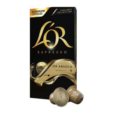 L'Or Espresso Capsules Or Absolu Nespresso Compatible x 10 - Single capsules