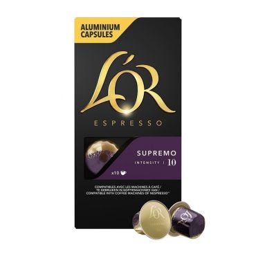 L'Or Espresso - 10 Nespresso* Original Compatible Capsules Supremo – L'OR ESPRESSO - Single capsules