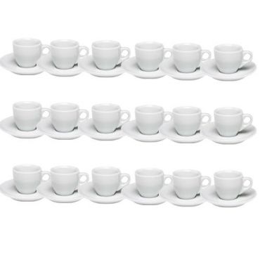 Ancap 18 espresso cups & saucers Palermo - 5,5cl - With handle