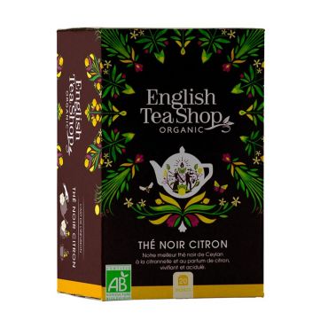English Tea Shop organic Lemon Black Tea - 20 sachets - Sri Lanka