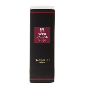 'Pomme d'amour' flavoured black tea - 24 Cristal sachets - Dammann Frères - China