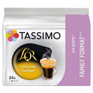 Tassimo pods L'Or Café Long Classique Family pack x 24 T-Discs