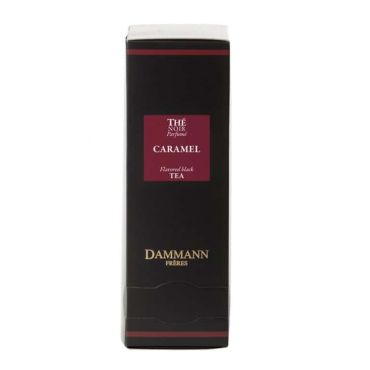 Caramel-flavoured black tea - 24 Cristal sachets - Dammann Frères - China