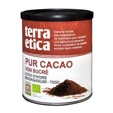 Terra Etica Organic Pure Cocoa Powder Without Added Sugar - 200g