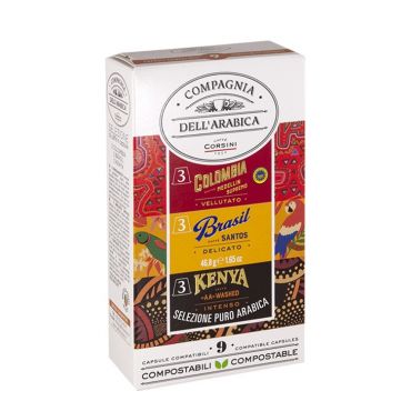 Caffè Corsini Nespresso Compatible pods Single Origin Selection x 9 coffee pods - Brazil