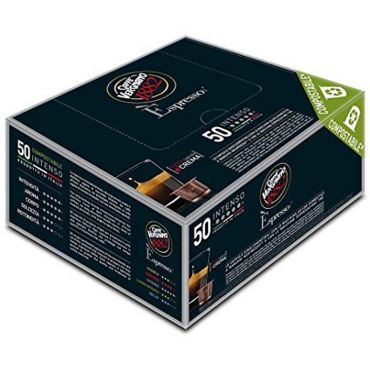 Caffè Vergnano - 50 Nespresso* Original Compatible Capsules Espresso Intenso – CAFFE VERGNANO - Biodegradable / Compostable