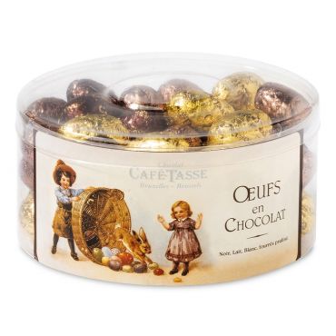 Café-Tasse Small Tubo Assorted Chocolate Eggs - 800g