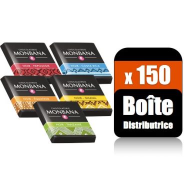 Monbana Dispenser Pure Origin Dark Chocolate Neapolitans x 150