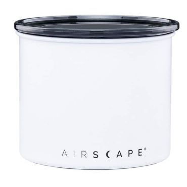 Airscape Coffee Canister Matte White - 250g - BPA free