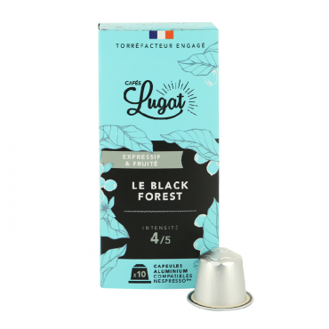 Cafés Lugat Black Forest Nespresso Compatible Pods x 10 - Brazil