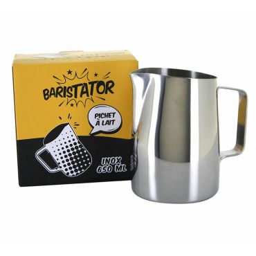 Baristator Milk Jug in Stainless Steel - 65cl