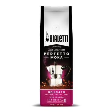 Bialetti Ground Coffee Perfetto Moka Delicato - 250g - Brazil