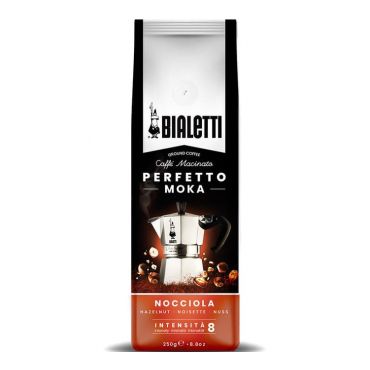 Bialetti Ground Coffee Perfetto Moka Nocciola - 250g - Big Brand Coffees,Flavoured Coffee