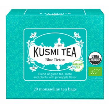Kusmi Tea Organic Mate Tea Blue Detox - 20 tea bags - Flavoured Teas/Infusions