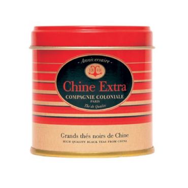 Luxury Chine Extra Black Tea - 130g loose leaf tea in tin - Compagnie Coloniale - China