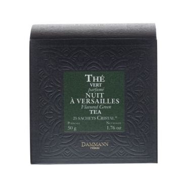 Nuit à Versailles flavoured green tea - 25 Cristal sachets - Dammann Frères - China