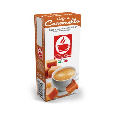 Caffè Bonini - 10 Nespresso* Original Compatible Capsules Caramello – BONINI