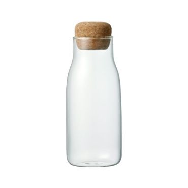 Kinto - KINTO Bottlit glass bottle with cork top for food storage - 300ml - BPA free